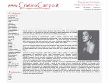 Tablet Screenshot of cristinacampo.it